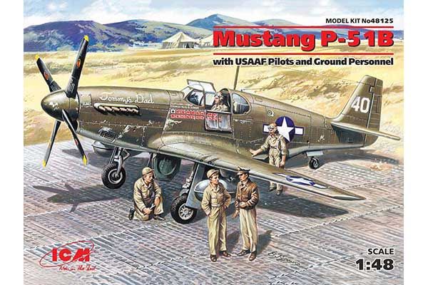 Mustang P-51B (ICM 48125) 1/48 Mustang P-51B (ICM 48125) 1/48
