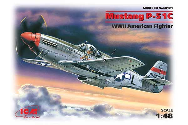 Mustang P-51C (ICM 48121) 1/48 Mustang P-51C (ICM 48121) 1/48