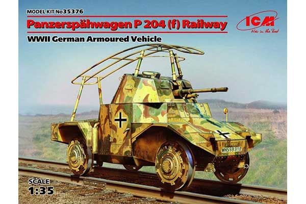 Panzerspähwagen P 204 железнодорожній (ICM 35376)  1/35