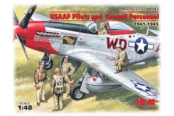 Американські пілоти і техніки (1941-1945) (ICM 48083) 1/48 Американські пілоти і техніки (1941-1945) (ICM 48083) 1/48