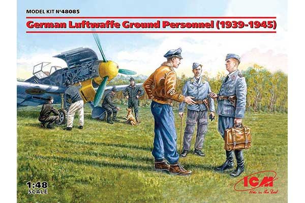 Наземный персонал ВВС Германии (1939-1945) (ICM 48085) 1/48 Наземный персонал ВВС Германии (1939-1945) (ICM 48085) 1/48